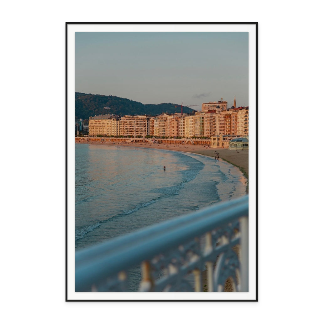 Cuadro "Golden Hour en San Sebastián"
