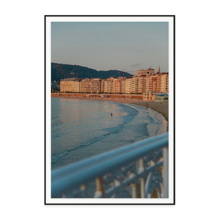 Cuadro "Golden Hour en San Sebastián"