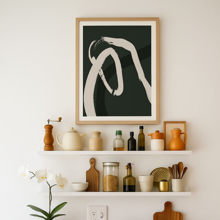 Cuadro "Strokesongreen 1"