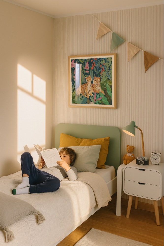 Cuadro "Tigers in the Jungle"