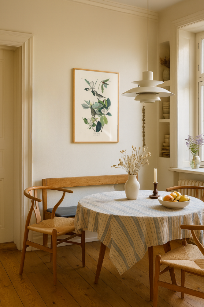 Cuadro "Warbling Flycatcher From Birds of America (1827)"