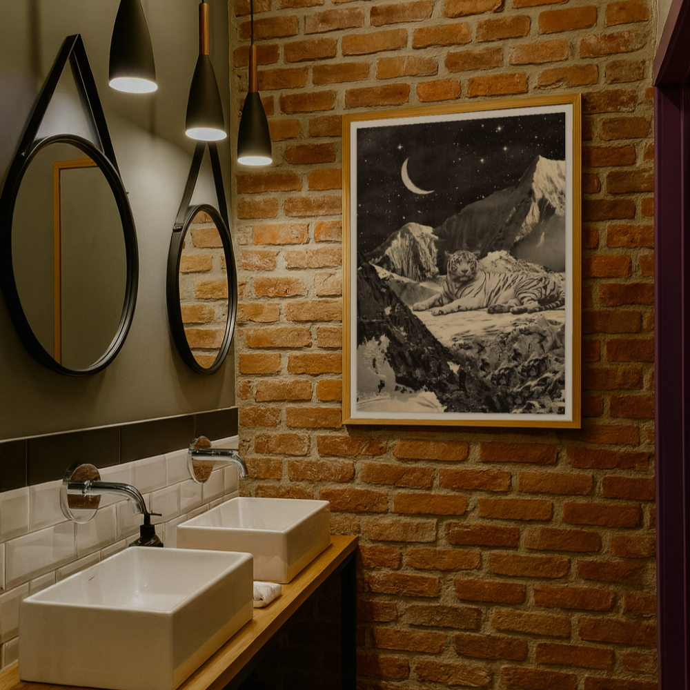 Cuadro "Giant White Tiger"