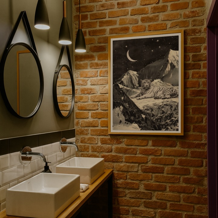 Cuadro "Giant White Tiger"