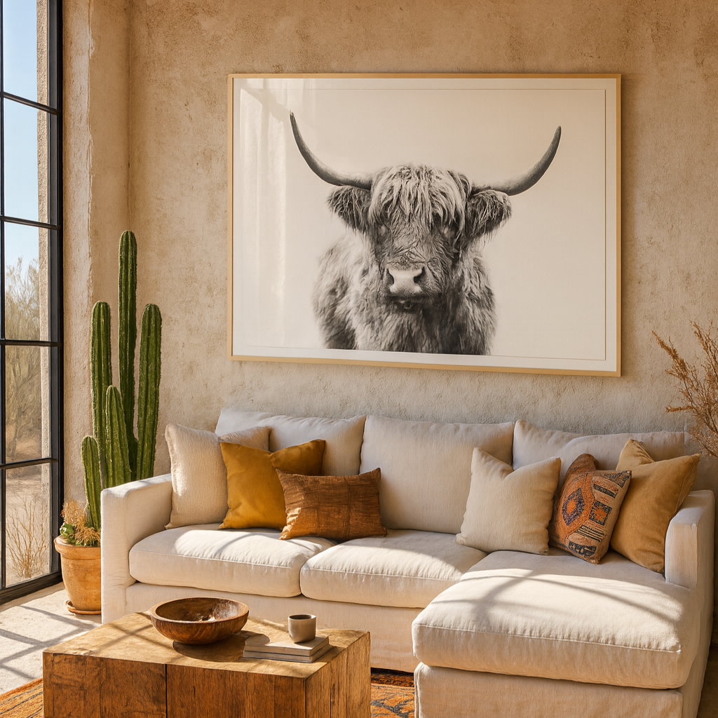 Cuadro "Highland Bull"