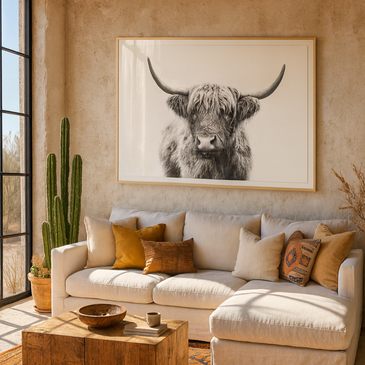Cuadro "Highland Bull"