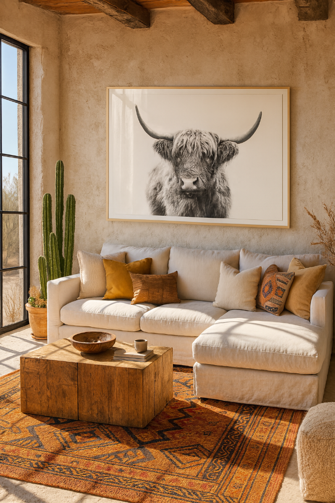 Cuadro "Highland Bull"