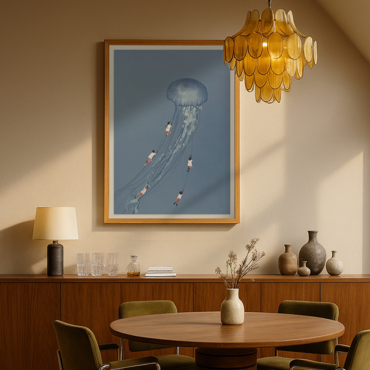 Cuadro "We came home smiling"