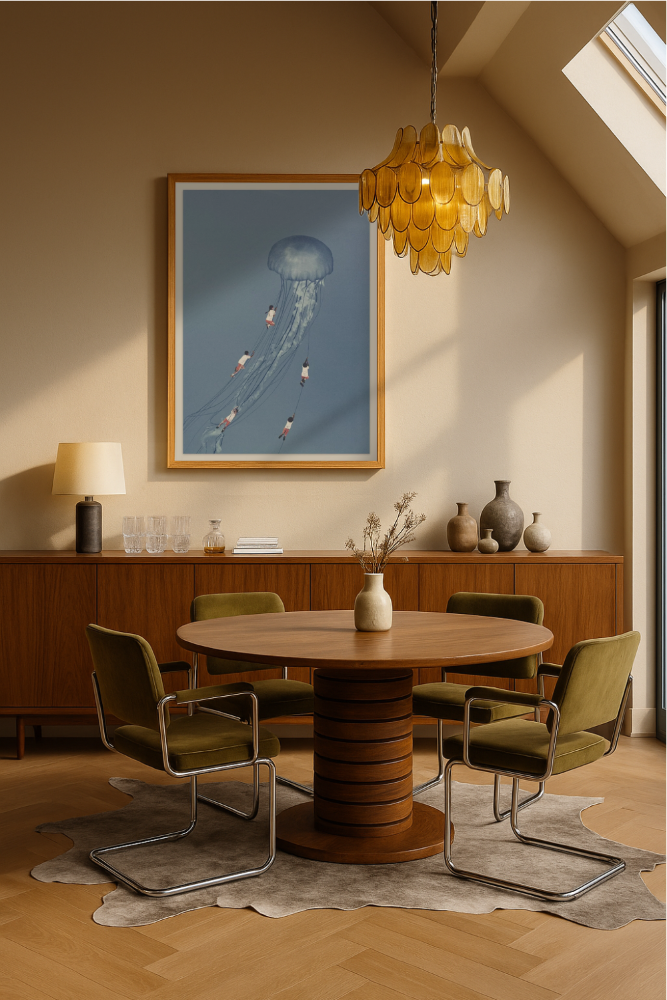 Cuadro "We came home smiling"