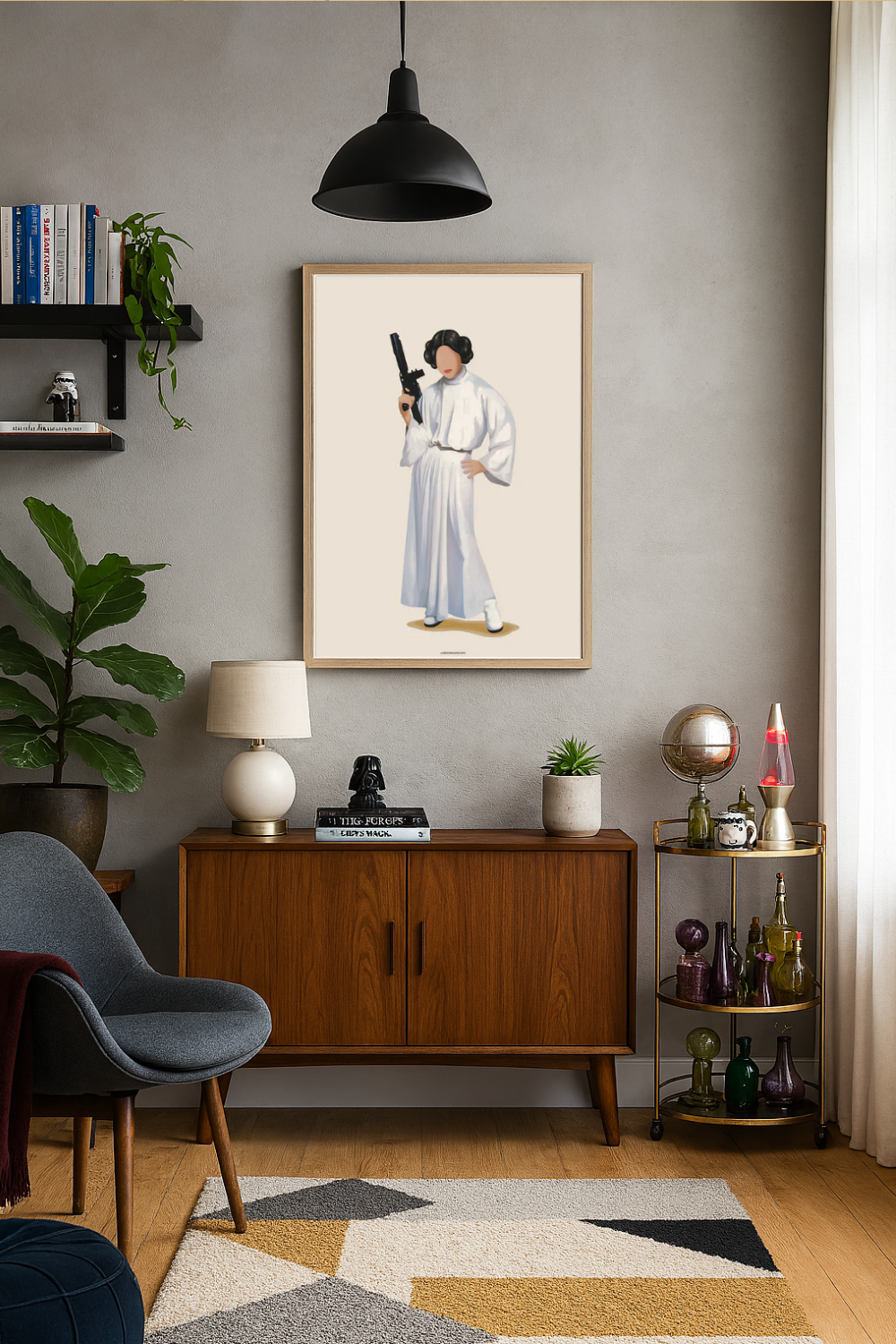 Cuadro "Princess Leia"