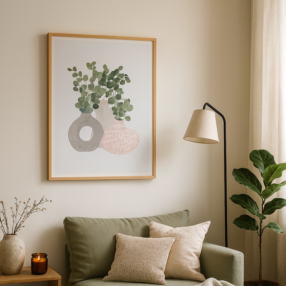 Cuadro "Scandi Japandi Plants"