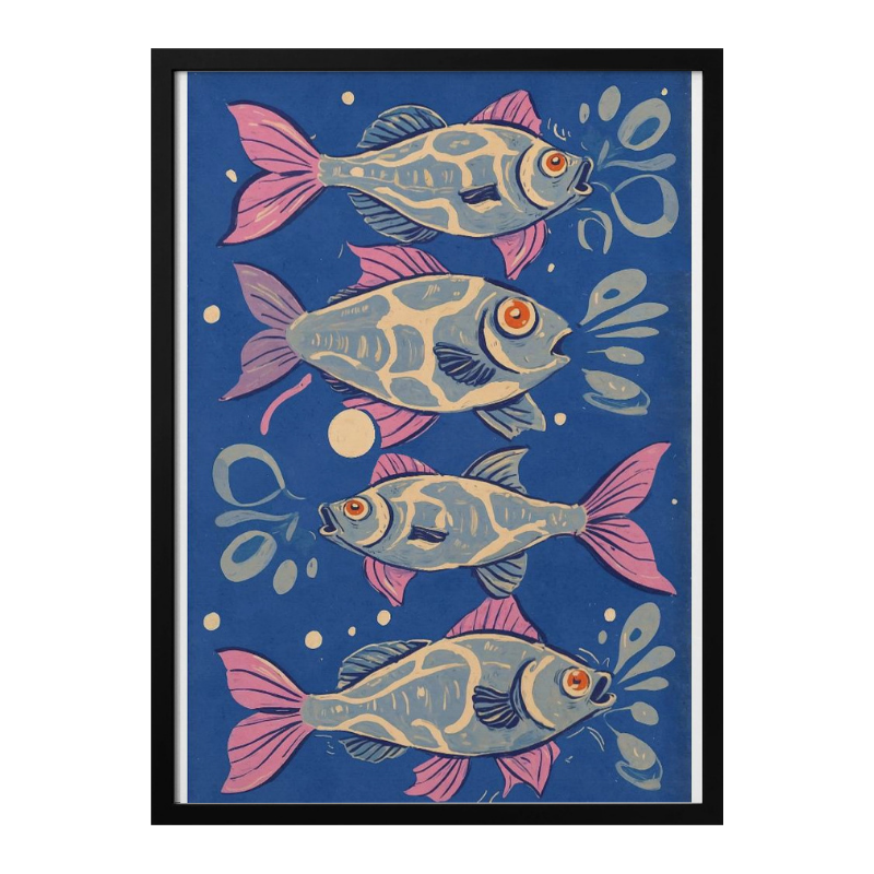 Oceanic Life - Fishes Art Print