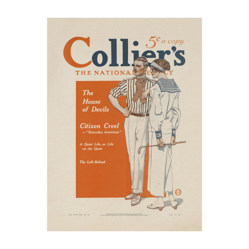 Collier´s The National. The House of Devils Art Print