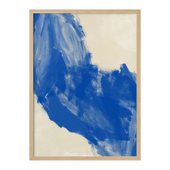 Cuadro "Fluid Blue Abstract"