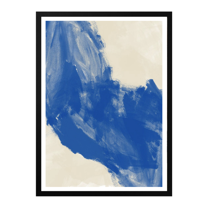 Cuadro "Fluid Blue Abstract"