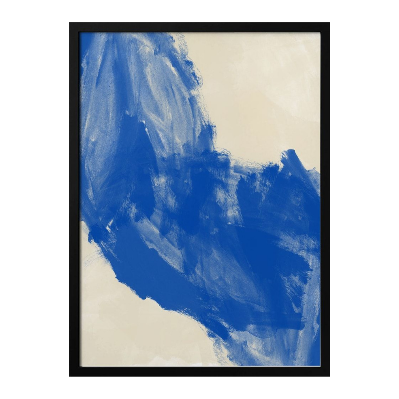 Cuadro "Fluid Blue Abstract"