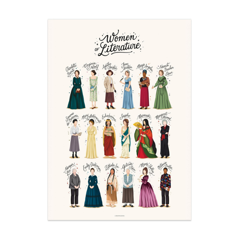 Women of Literature Art Print