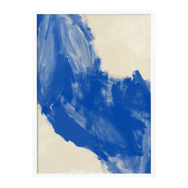 Cuadro "Fluid Blue Abstract"