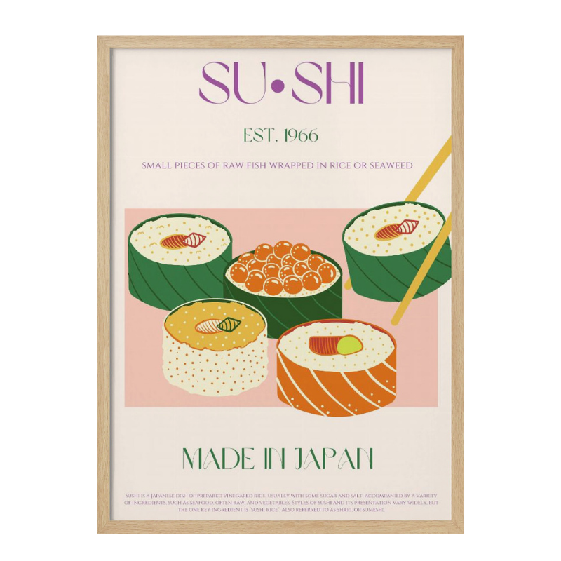 Cuadro "Sushi Delight"