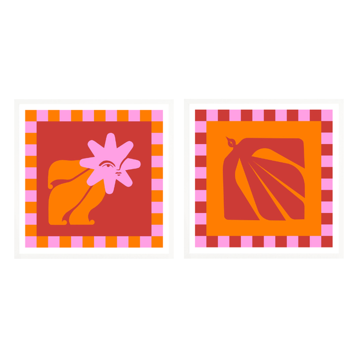 Set de cuadros "Organic Glow"