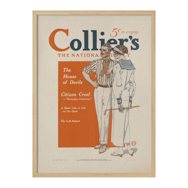 Collier´s The National. The House of Devils Art Print