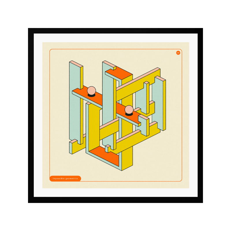 Cuadro "Impossible Geometrics 2"