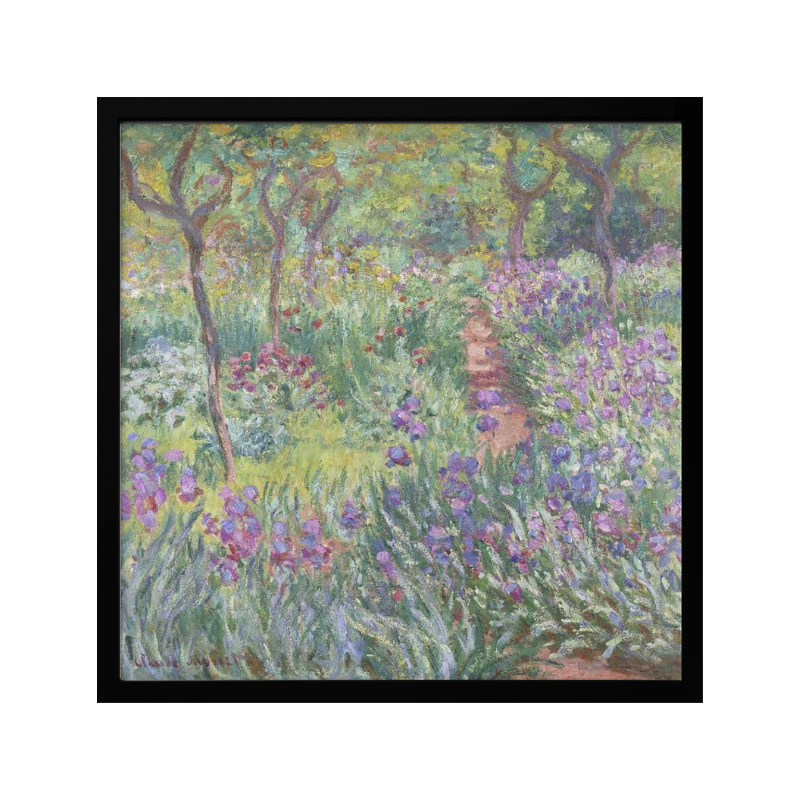 Cuadro “The Iris Garden at Giverny (1900)”