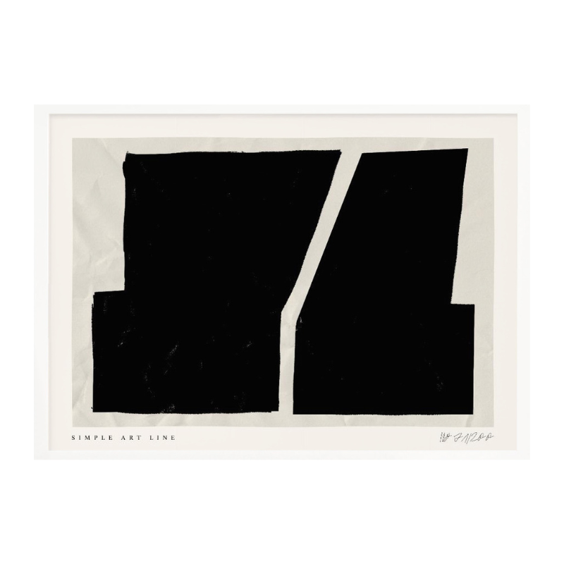 Cuadro "Simple art line no. 33"