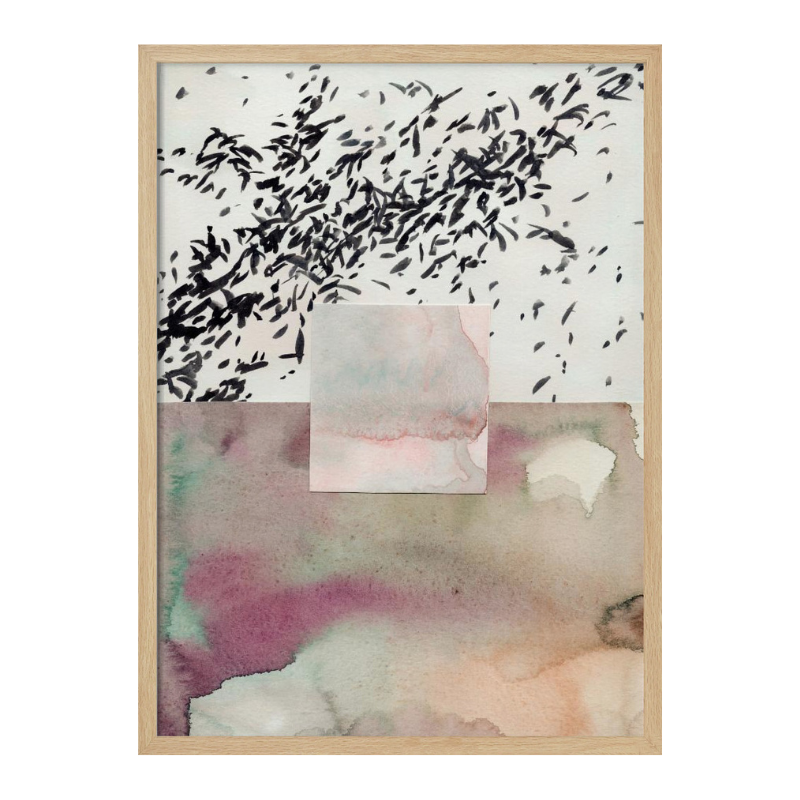 Watercolor abstract composition 7 Art Print