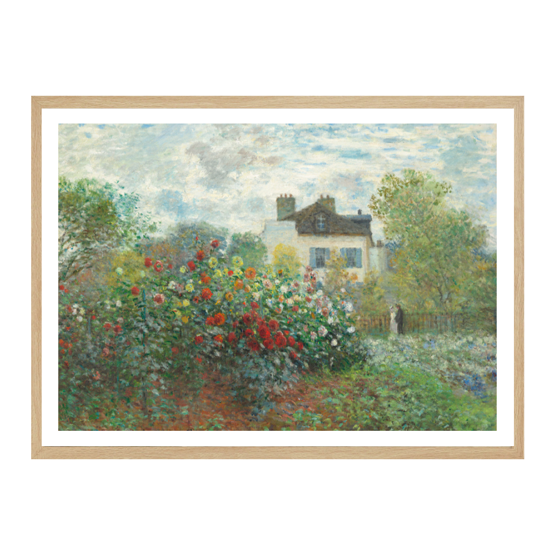 Cuadro "The Artist’s Garden at Argenteuil (1873)"