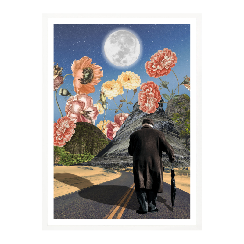 Cuadro "Man's Moonlit Poppies"