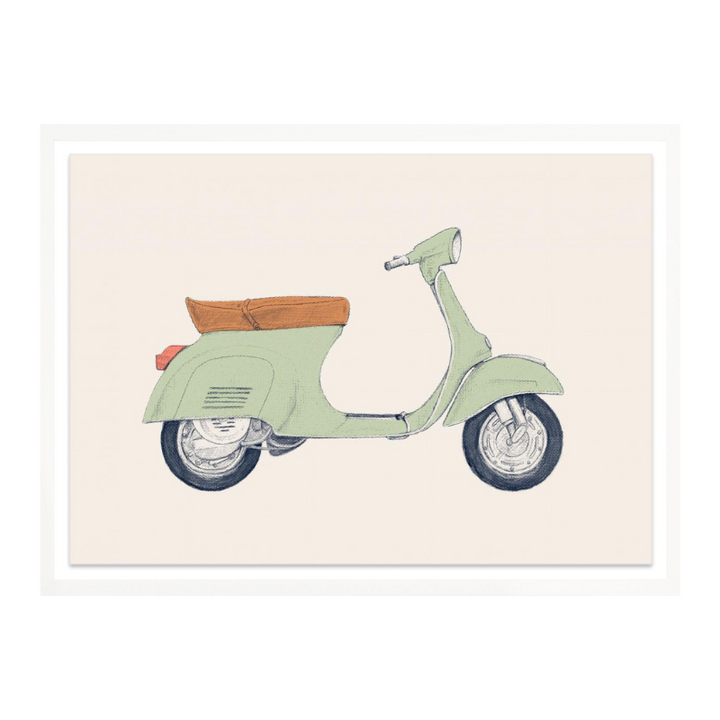 Vespa Print Art Print