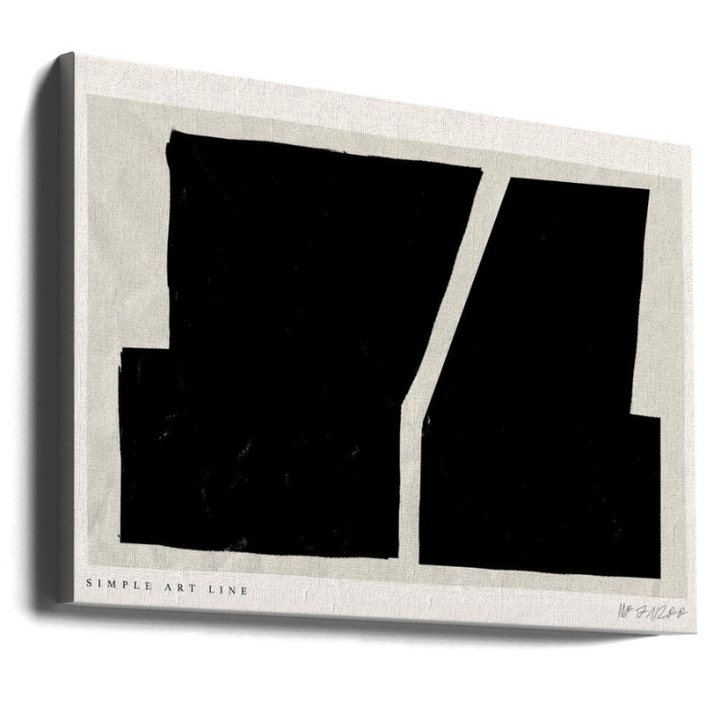 Cuadro "Simple art line no. 33"