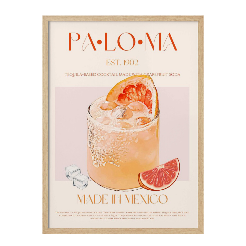 Cuadro "Tequila Sunrise Sip"