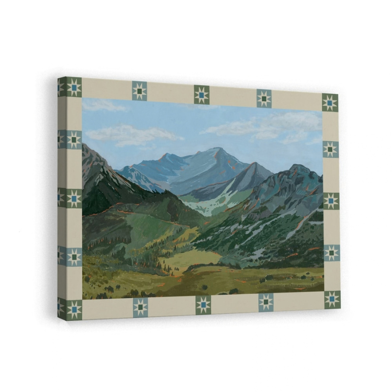 Cuadro "Scenic Alpine Valley"