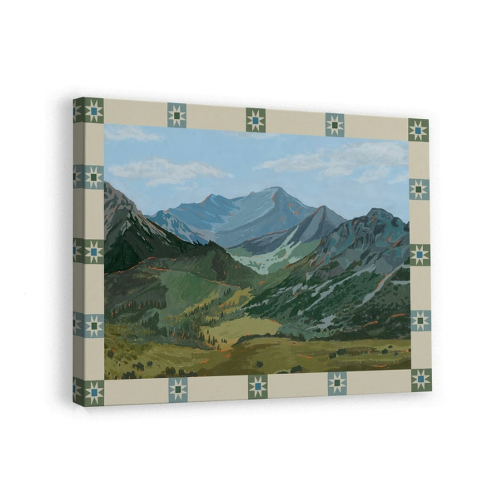 Cuadro "Scenic Alpine Valley"