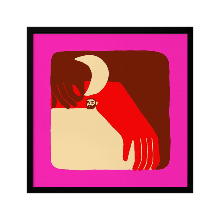 Cuadro "Human Forms with a Vivid Color Palette"