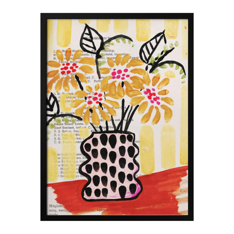 Cuadro "Sunflowers in a vase"