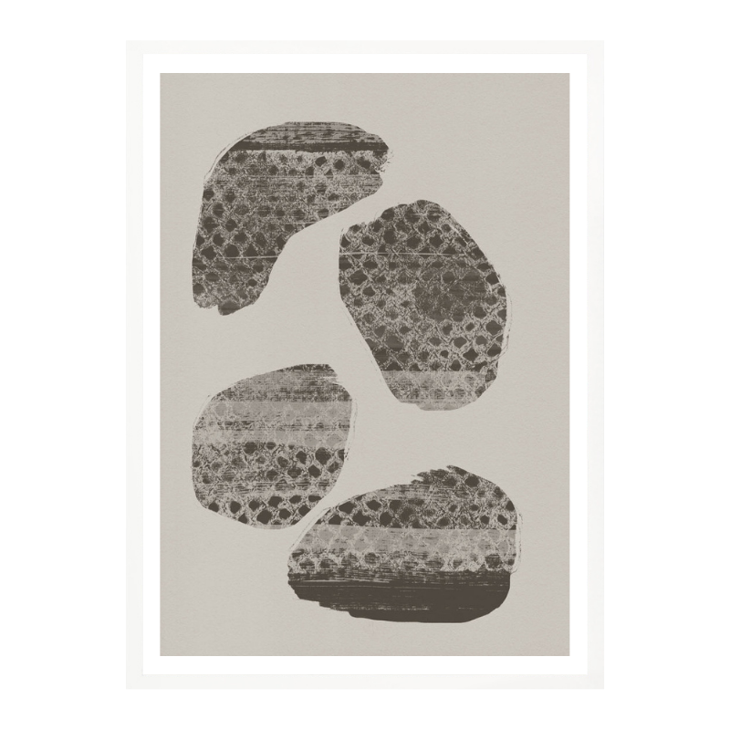 Cuadro "Textured Abstract Forms"