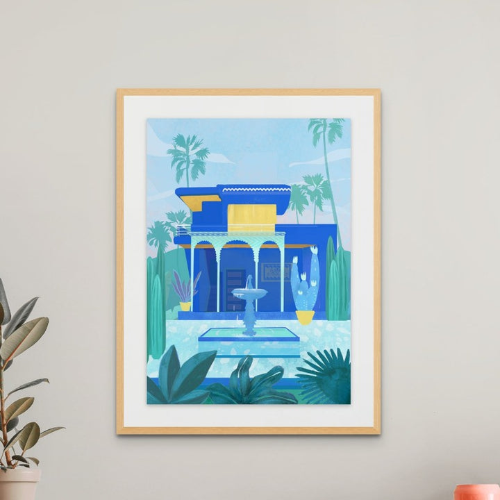 Moroccan Garden II Art Print