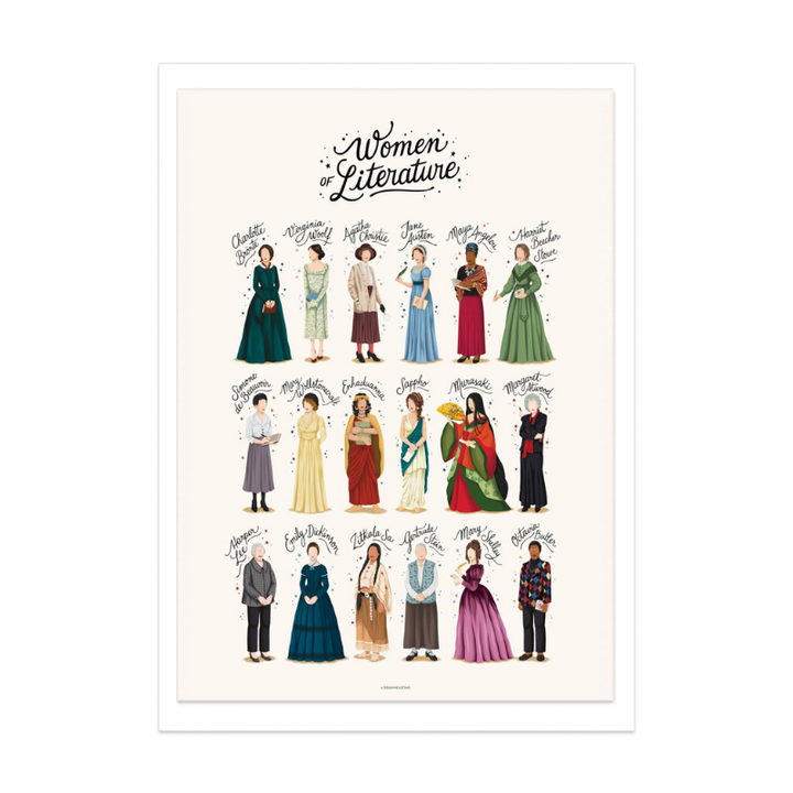 Women of Literature Art Print