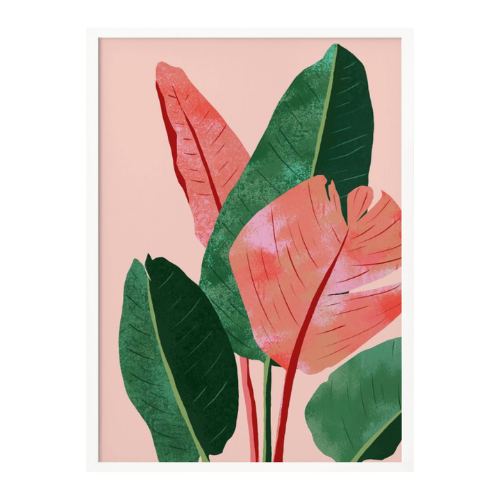 Blush Tropical Art Print