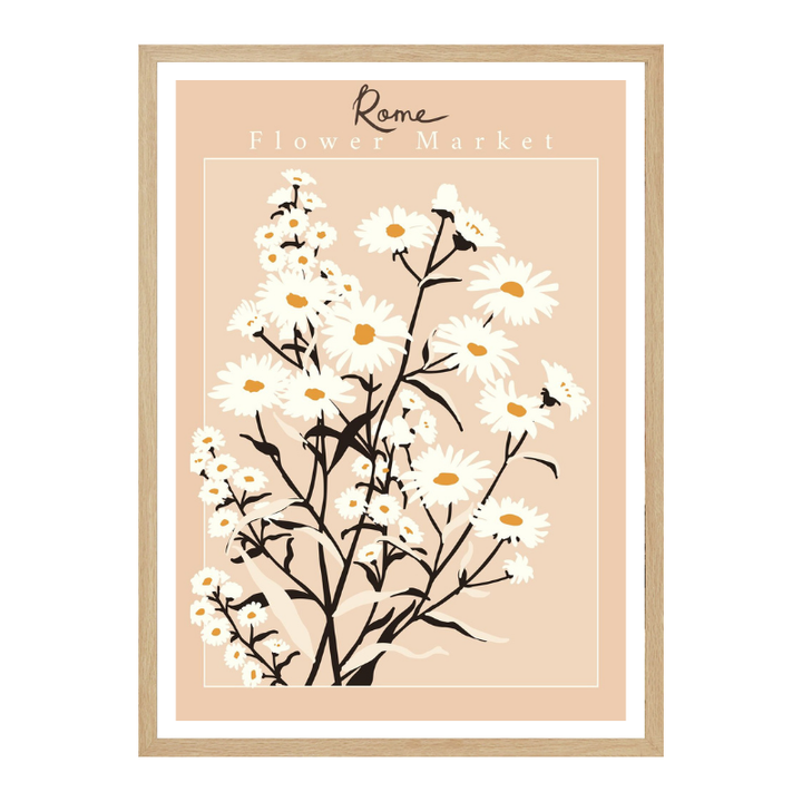 Cuadro "Flower Market Rome Aster"