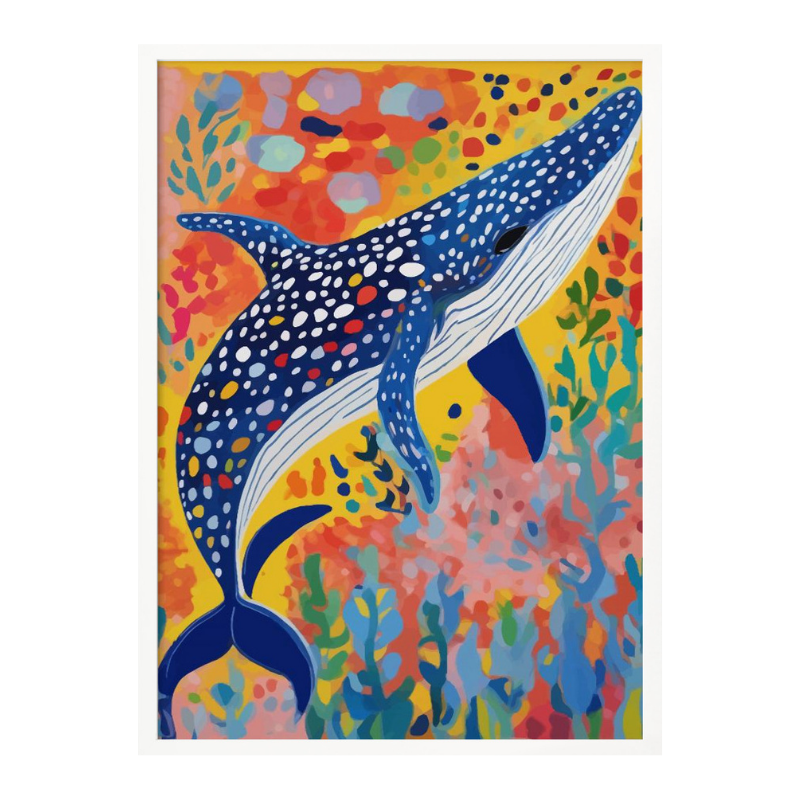 Spotted Whale Art Print