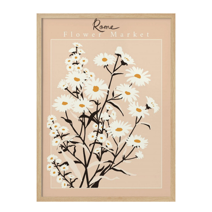 Cuadro "Flower Market Rome Aster"
