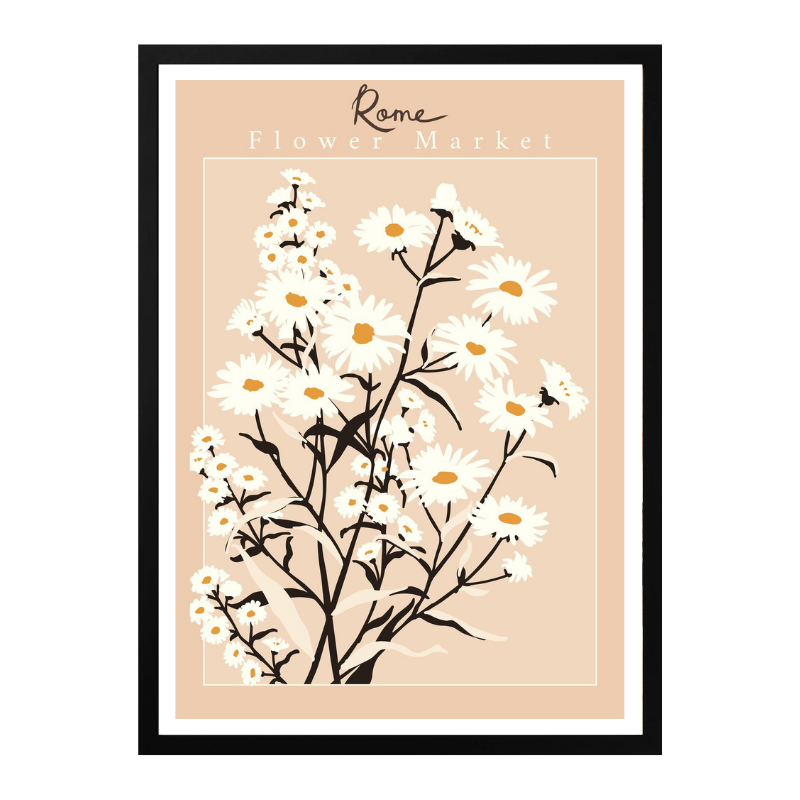Cuadro "Flower Market Rome Aster"