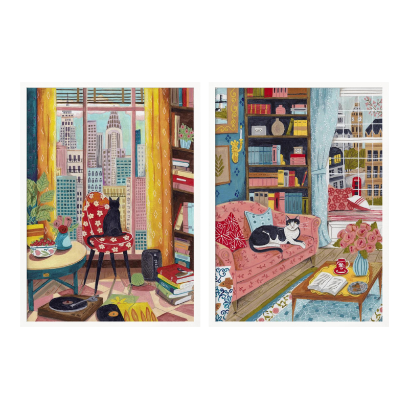 Set de cuadros "Cozy City Moments"