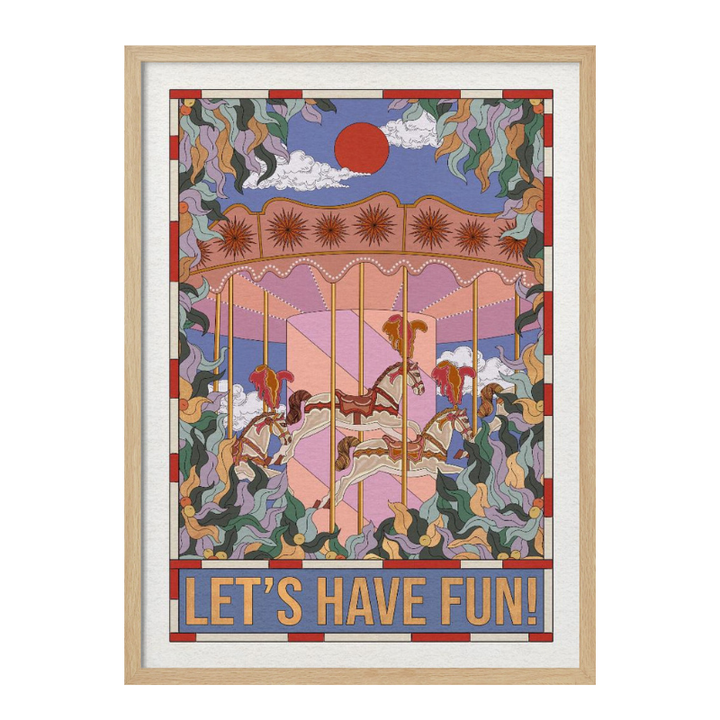 Cuadro "Carousel Whimsy"