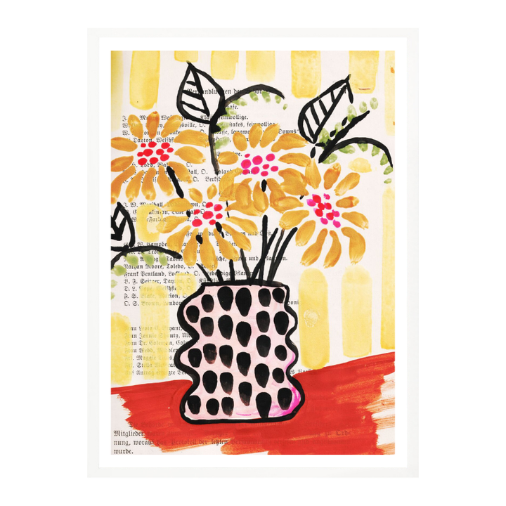 Cuadro "Sunflowers in a vase"