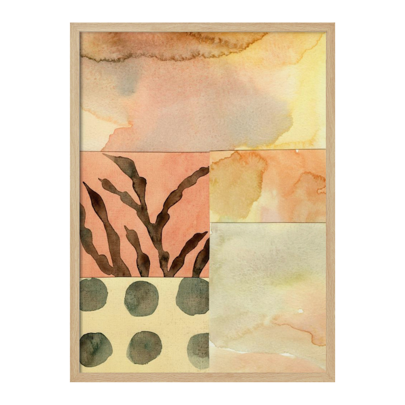 Watercolor abstract composition 9 Art Print