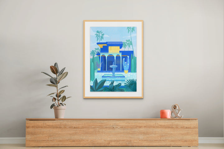 Moroccan Garden II Art Print